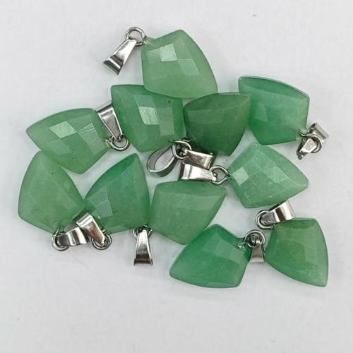 Bijoux Pendentifs en pierres gemmes, pierre gemme, Motif géométrique, DIY & différents matériaux pour le choix & facettes, 10x14mm, Vendu par PC