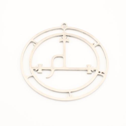 Stainless Steel Pendants 304 Stainless Steel DIY & hollow original color Sold By PC