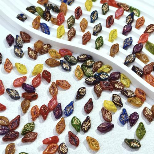 Perles murano faites à la main , chalumeau, vernis au four, DIY & styles différents pour le choix, couleurs mélangées, 100PC/sac, Vendu par sac