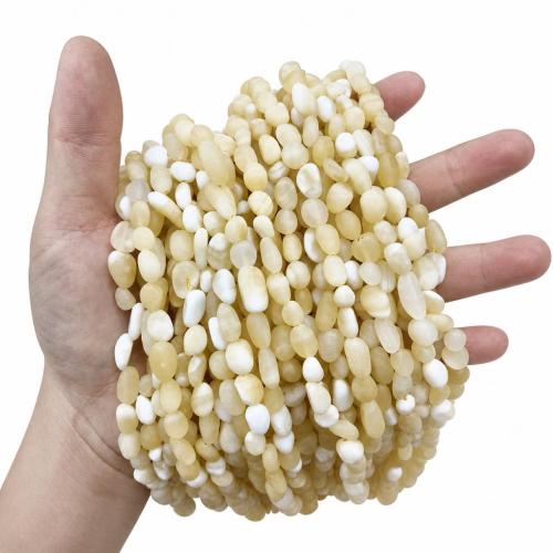 بالي براون اليشم خرزة, ديي, beads size 5-8mm, تباع لكل تقريبا 38 سم حبلا