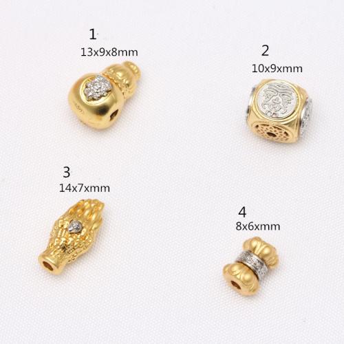 Zinc Alloy Spacer Beads plated DIY Sold By Bag