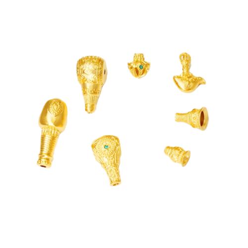 Brass Spacer Beads sang gold plated DIY Sold By PC