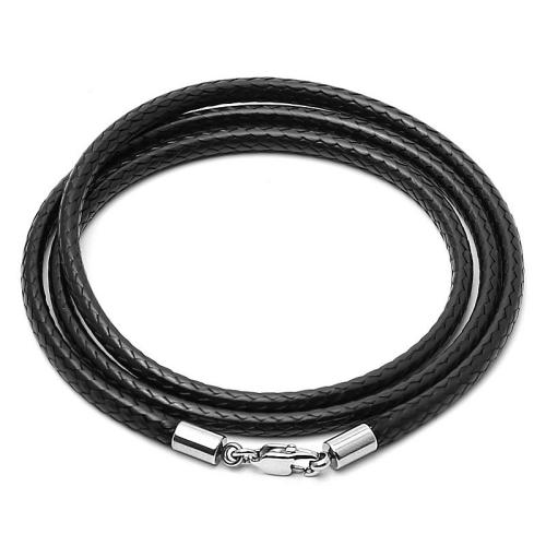 Aço inoxidável 304 colar de cordão, with Fio de cera, unissex & tamanho diferente para a escolha, Mais cores pare escolha, 20PCs/Lot, vendido por Lot