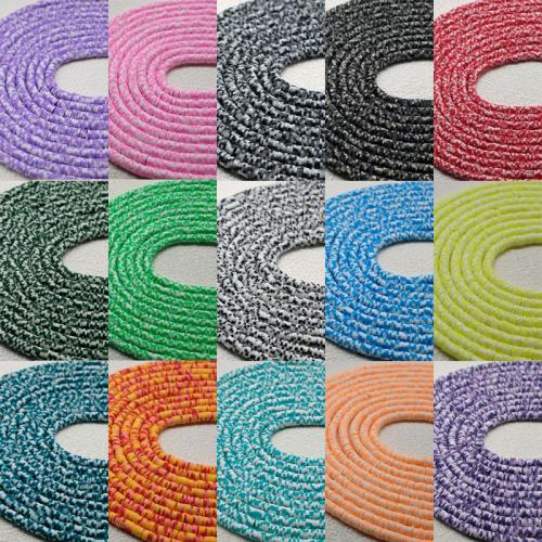 Polymer Clay Beads Donut DIY Approx 2mm Sold By Strand