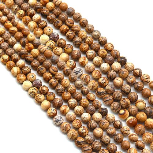 Grânulos de gemstone jóias, Imagens de pedra, Roda, polido, DIY & tamanho diferente para a escolha, vendido para Aprox 38 cm Strand