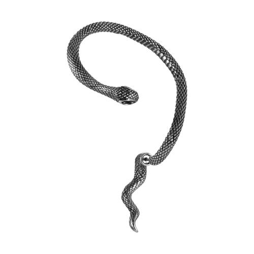 304 Stainless Steel Náušnicový zábal, Had, Vintage & pro muže, Původní barva, 44.80x72mm, Prodáno By PC