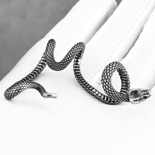 304 rostfritt stål Örhänge Wrap, Snake, polerad, Unisex & olika stilar för val, ursprungliga färgen, earring size 30-60mm, Säljs av PC