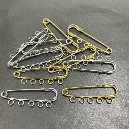 Željezo Kilt Pin, pozlaćen, bez spolne razlike, više boja za izbor, 50mm, Prodano By PC