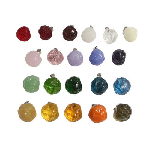 Gemstone Pendants Jewelry Natural Stone DIY Sold By PC