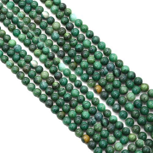 Jade Beads, Jade afrikansk, Runde, du kan DIY & forskellig størrelse for valg, Solgt Per Ca. 38 cm Strand