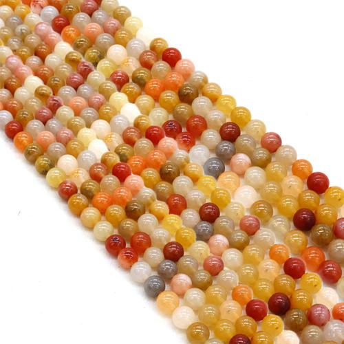 Jade Beads, Lettere Imperial Jade, Runde, du kan DIY & forskellig størrelse for valg, Solgt Per Ca. 38 cm Strand