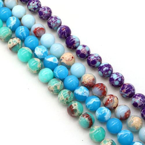 Gemstone Jewelry Beads Round DIY Sold Per Approx 38 cm Strand