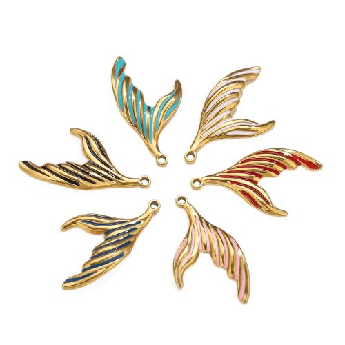 Stainless Steel Pendants 304 Stainless Steel DIY & enamel Sold By Bag
