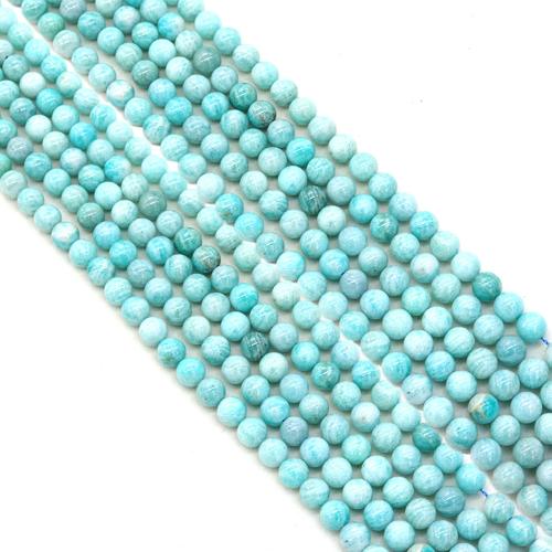 Gemstone Jewelry Beads ​Amazonite​ Round DIY Sold Per Approx 38 cm Strand
