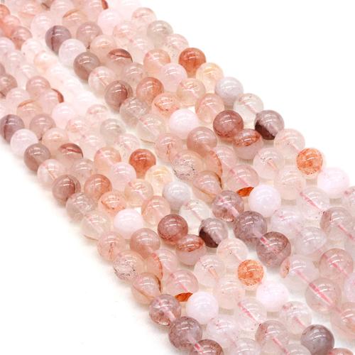 Gemstone Jewelry Beads Red Marble Glue Stone Round DIY Sold Per Approx 38 cm Strand