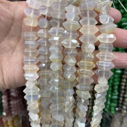 Gemstone Jewelry Beads Geometrical Pattern DIY  Sold By Strand