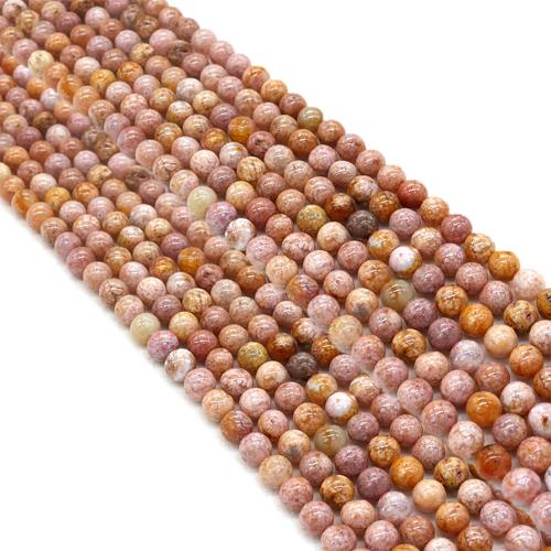 Gemstone smykker perler, Sunstone, Runde, du kan DIY & forskellig størrelse for valg, Solgt Per Ca. 38 cm Strand