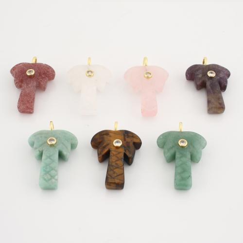 Gemstone Pendants Jewelry Tree DIY & with rhinestone Sold By PC