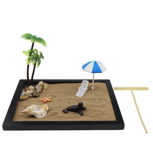 Pryskyřice Zen Sandbox Ornament, DIY & různé styly pro výběr, Prodáno By PC
