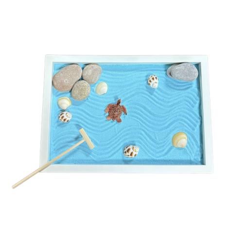Pryskyřice Zen Sandbox Ornament, oceán konstrukce & DIY, 280x200x20mm, Prodáno By PC