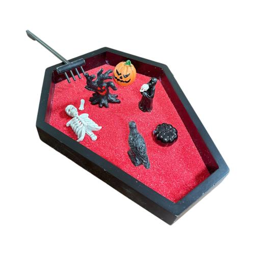 żywica Ornament piaskownicy Zen, Halloween Design & DIY, 175x225x25mm, sprzedane przez PC