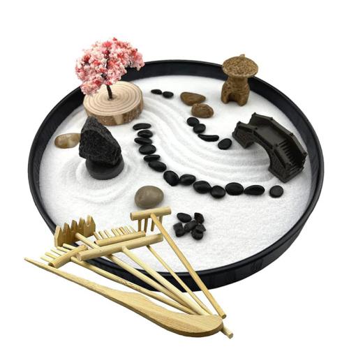 Wood Zen Sandbox Ornament DIY Sold By PC