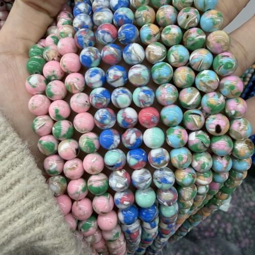 Syntetisk Turkis Bead, du kan DIY & forskellig størrelse for valg, flere farver til valg, Solgt Per Ca. 38 cm Strand
