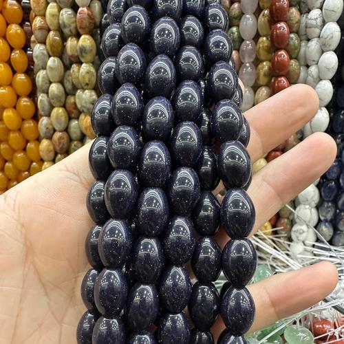 Ædelsten Bead, du kan DIY, flere farver til valg, 10x14mm, Solgt Per Ca. 38 cm Strand