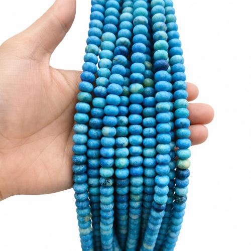 Gemstone šperky Korálky, Drahokam, DIY & matná, více barev na výběr, 5x8mm, Prodáno za Cca 38 cm Strand