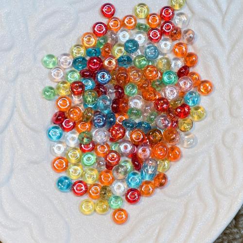 Muoti Lasihelmet, Lasi, Abacus, tee-se-itse & sileä, enemmän värejä valinta, 3x6mm, N. 480PC/erä, 100G/erä, Myymät erä