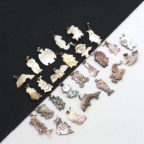 Ciondoli di conchiglia, with ottone, Inciso, DIY & stili diversi per la scelta, Venduto da PC