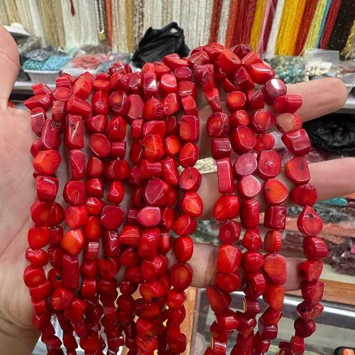 Abalorios de Coral, Bricolaje & diverso tamaño para la opción, beads length 8-12mm, width 6-8mm, Vendido para aproximado 38 cm Sarta