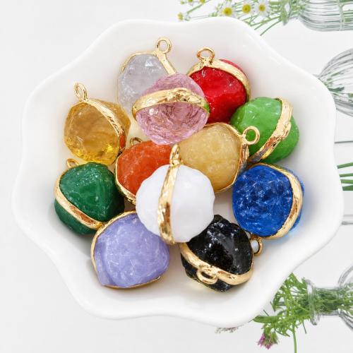 宝石の原石ペンダント・ジュエリー, ジェムストーン, DIY, 無色, pendant size 17-21mm, 売り手 パソコン