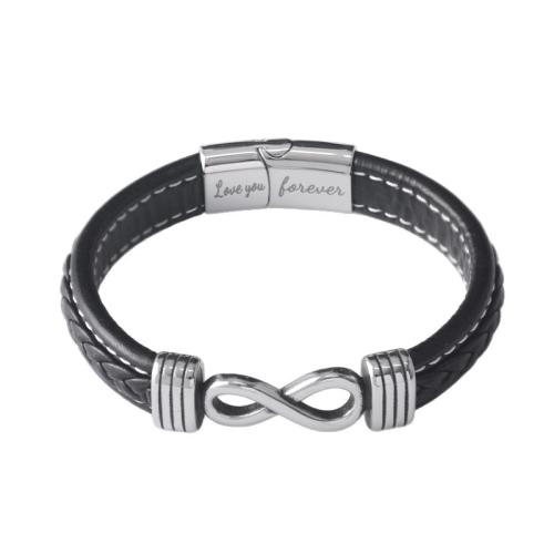 PU Leder Armband, mit 304 Edelstahl, Vintage & verschiedene Größen vorhanden & für den Menschen, verkauft von PC