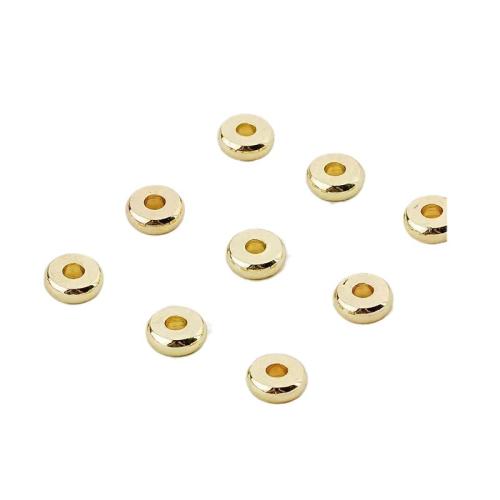 Brass Spacer Beads plated DIY Sold By PC