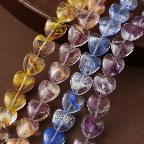 Hjertekrystalperler, Krystal, Heart, du kan DIY, flere farver til valg, 12x12mm, Ca. 32pc'er/Strand, Solgt af Strand