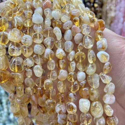 Přírodní citrín korálky, Nuggets, DIY, beads size 8-12mm, Prodáno za Cca 38 cm Strand