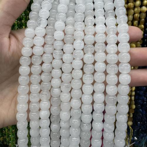 Calcedônia roxa, calcedôniavariedade de sílica, DIY, Mais cores pare escolha, 7x8mm, vendido para Aprox 38 cm Strand