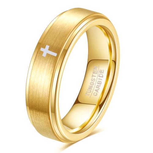 tungstain Cruach Ring Finger, plátáilte, patrún léasair & unisex & méid éagsúla do rogha, dathanna níos mó le haghaidh rogha, Méid:6-12, Díolta De réir PC