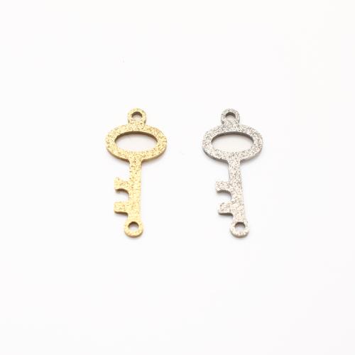 Stainless Steel Connector 304 Stainless Steel Key plated DIY & hollow Sold By Lot