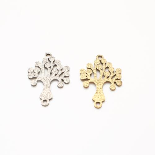Stainless Steel Connector 304 Stainless Steel Tree plated DIY Sold By Lot