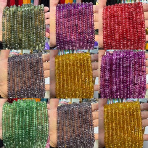 Rondelle Crystal Beads Abacus polished DIY Approx Sold By Strand