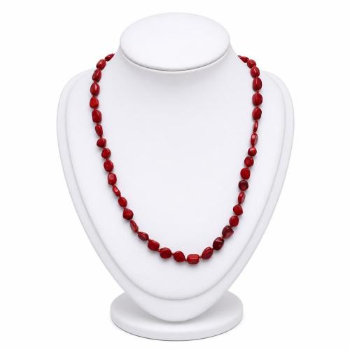 Collares de Coral, Irregular, Joyería, Rojo, 7-15*6-8*4-6mm, Vendido por Sarta