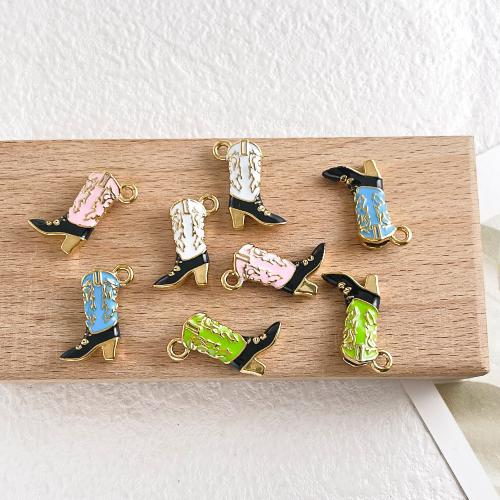 Stainless Steel Pendants 304 Stainless Steel Shoes plated DIY & enamel Sold By PC