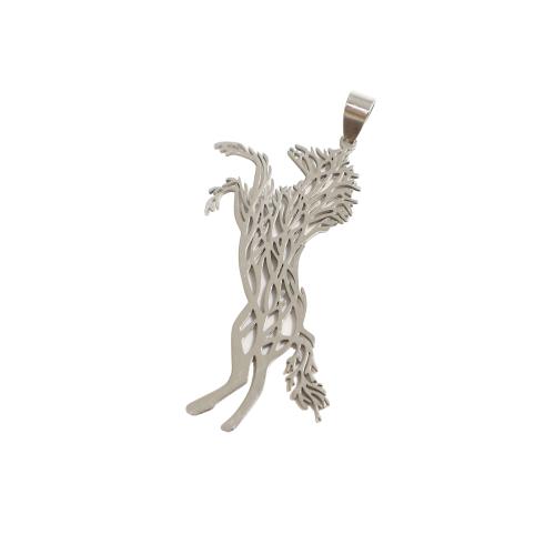 Pendants Jewelry Cruach dhosmálta, 304 Cruach dhosmálta, DIY, dath bunaidh, 63x31x1.50mm, Díolta De réir PC