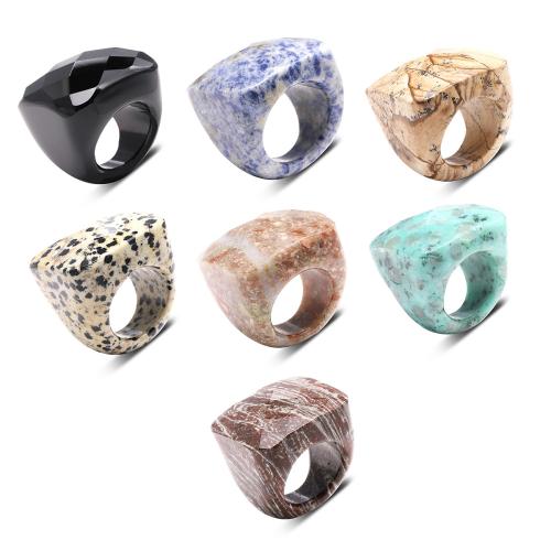 Dragi kamen Finger Ring, različiti materijali za izbor & bez spolne razlike, Prodano By PC