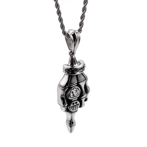 Titanium Steel Pendants punk style & DIY original color Sold By PC