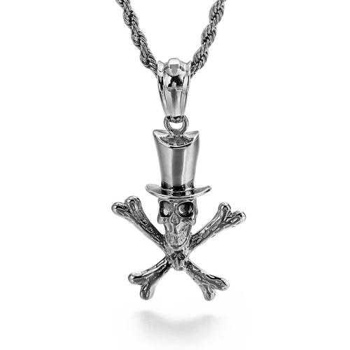 titanové přívěsky, Titanium ocel, Skull Cross, á, DIY, více barev na výběr, 38x58mm, Prodáno By PC