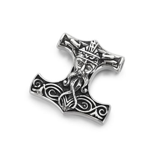 Pingentes de titânio, Partículas de aço, O martelo do Thor, Vintage & DIY & Vario tipos a sua escolha, cor original, vendido por PC