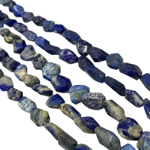 Coirníní lapis lazuli, Nuggets, snasta, DIY & ilghnéitheach, beads size 10-15x14x18MM, Díolta Per Thart 35-38 cm Snáithe
